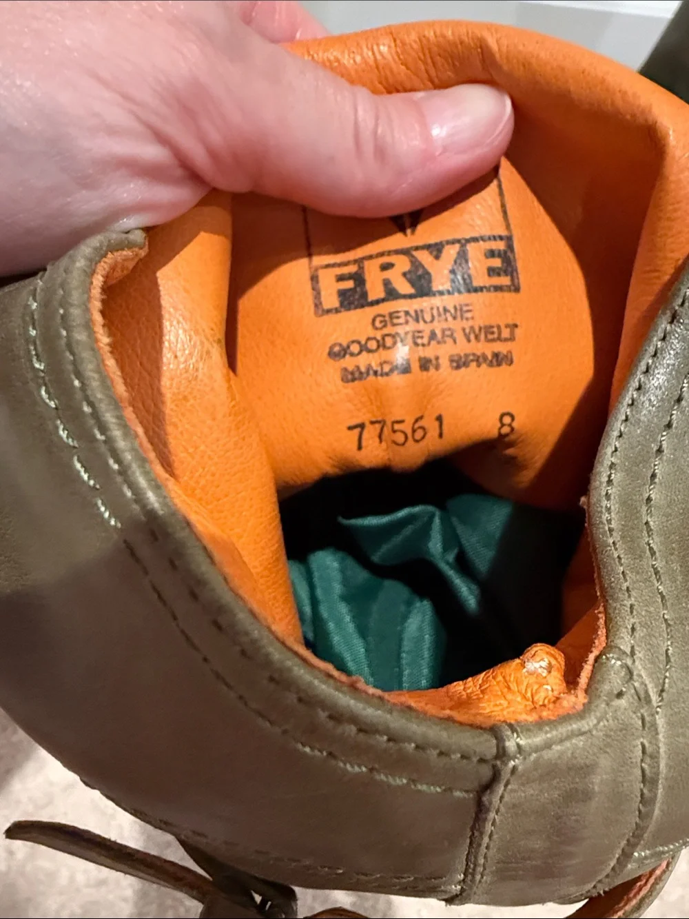Any offers accepted 🎉Frye Olive Green Dorado Leather Riding Boots